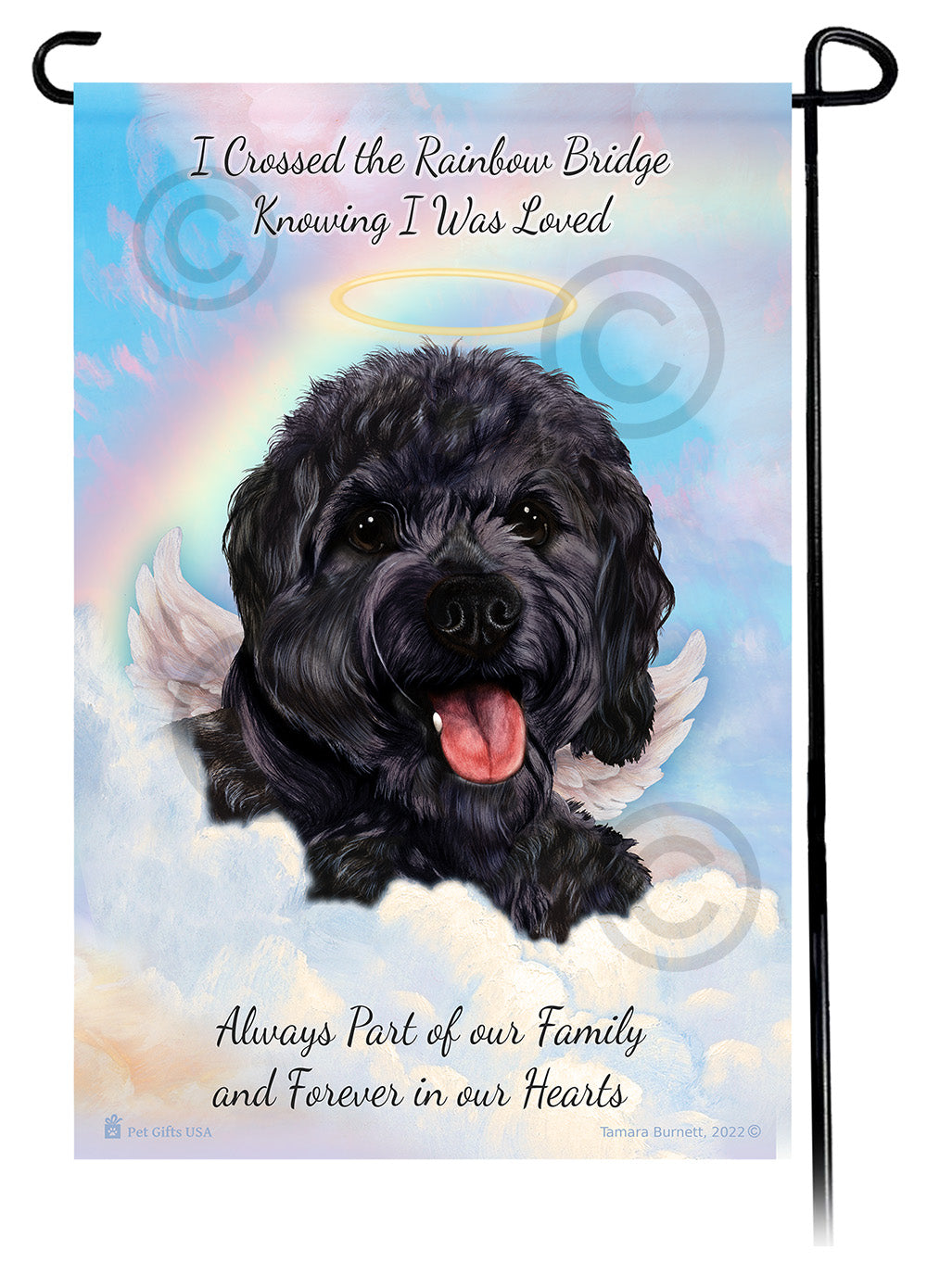 Cavapoo Memorial Garden Flags