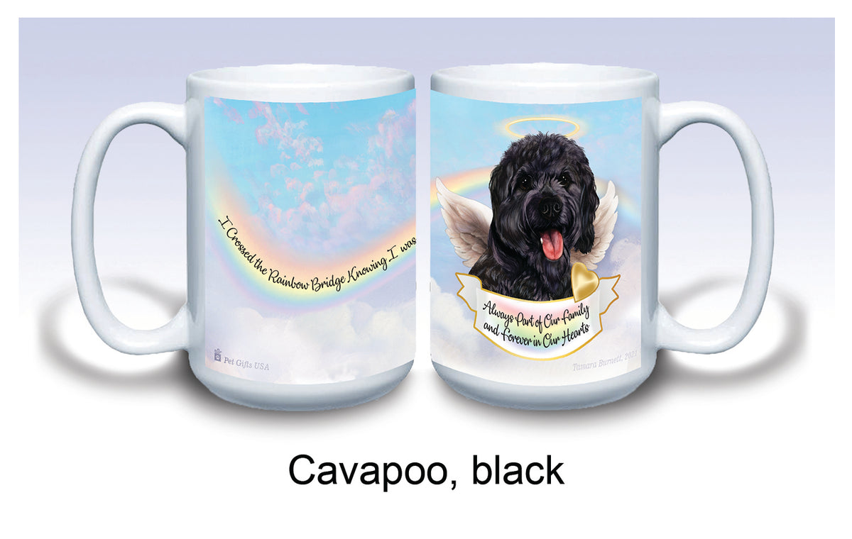 Cavapoo Black Memorial Mug 15 oz