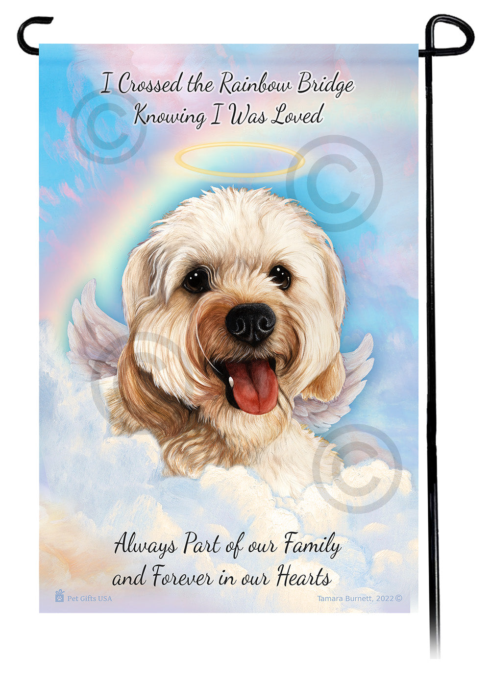 Cavapoo Memorial - Garden Flag