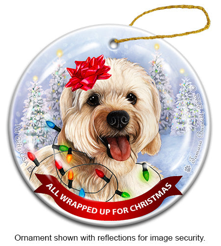Cavapoo All Wrapped Up Ornament