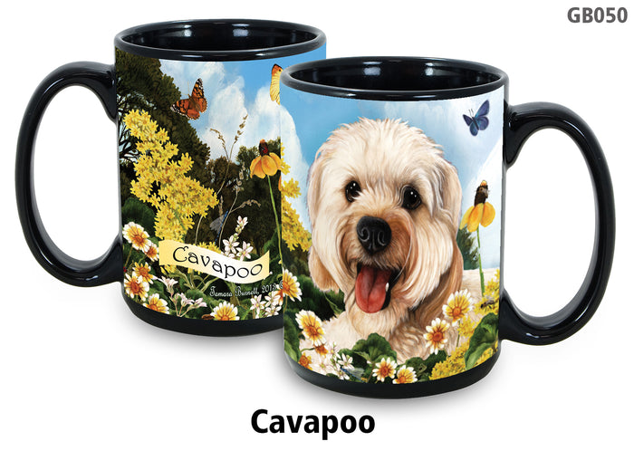 Cavapoo - Garden Party Fun Mug 15 oz