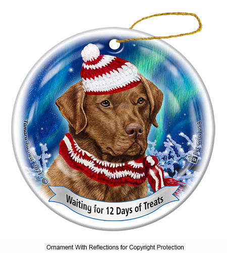 Chesapeake Bay Retriever Red Ornament