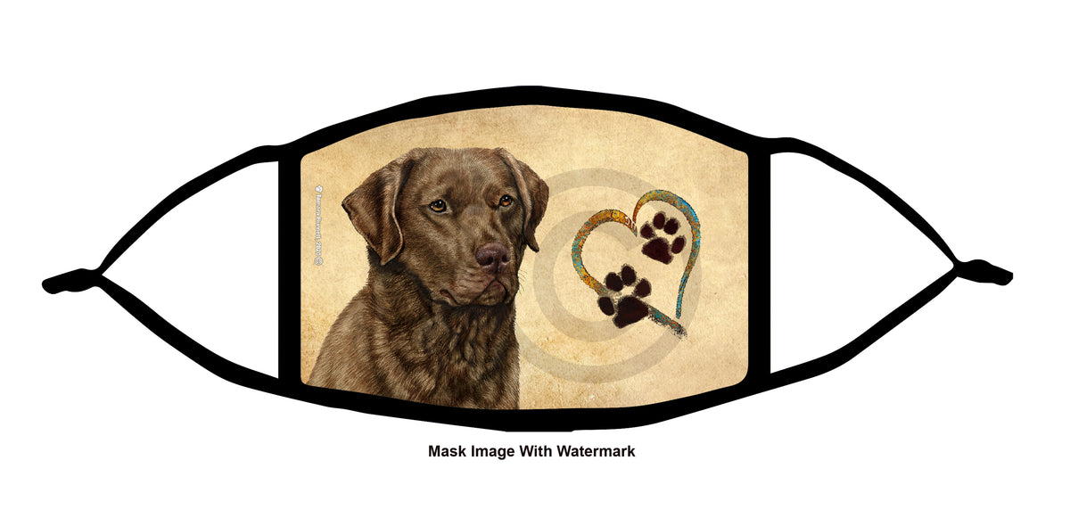 Chesapeake Bay Retriever (Brown) Face Mask