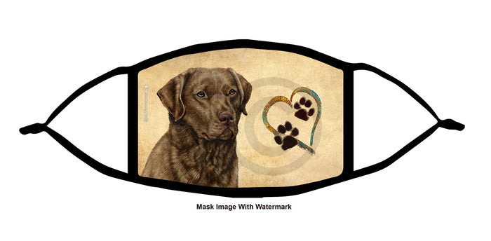 Chesapeake Bay Retriever (Brown) Face Mask