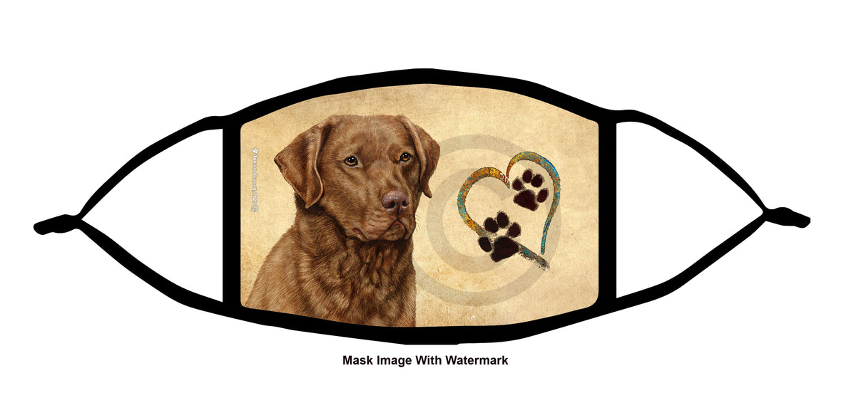 Chesapeake Bay Retriever (Red) Face Mask