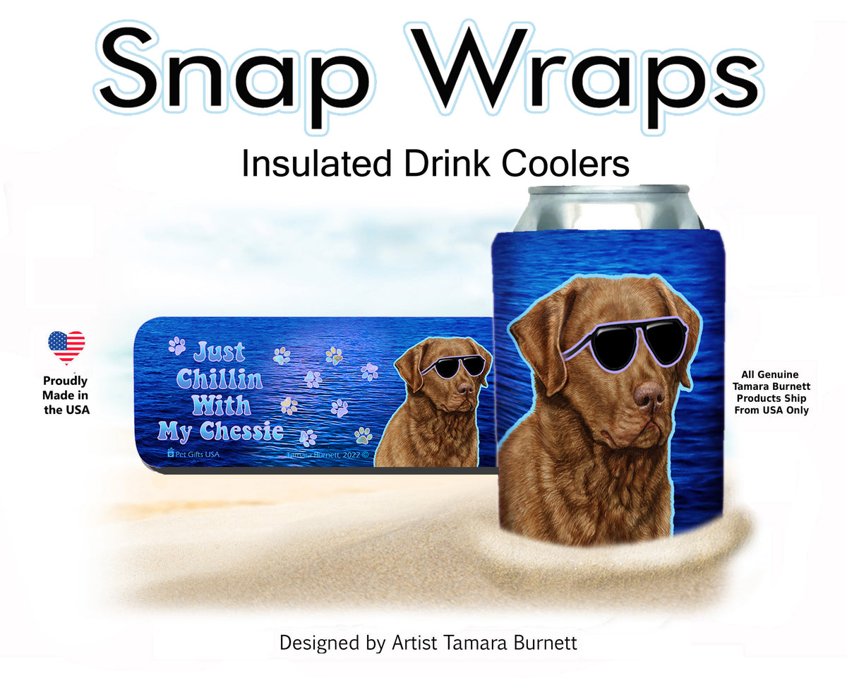 Chesapeake Bay Retriever Red Snap Wrap Cozy