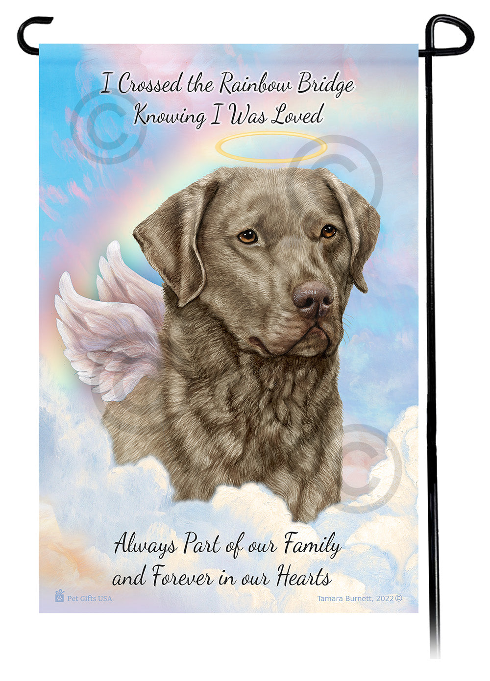 Chesapeake Bay Retriever Memorial - Garden Flag