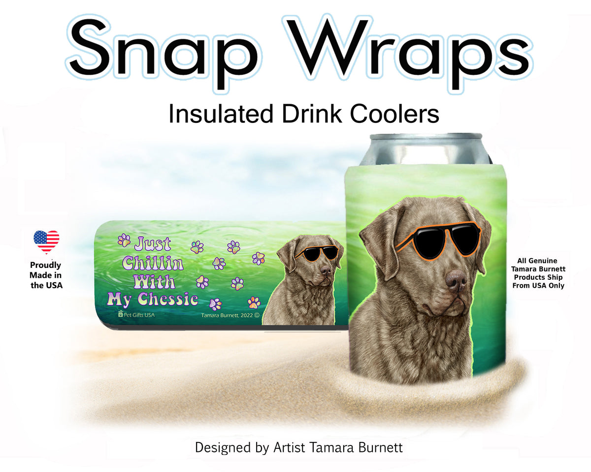 Chesapeake Bay Retriever Sage Snap Wrap Cozy