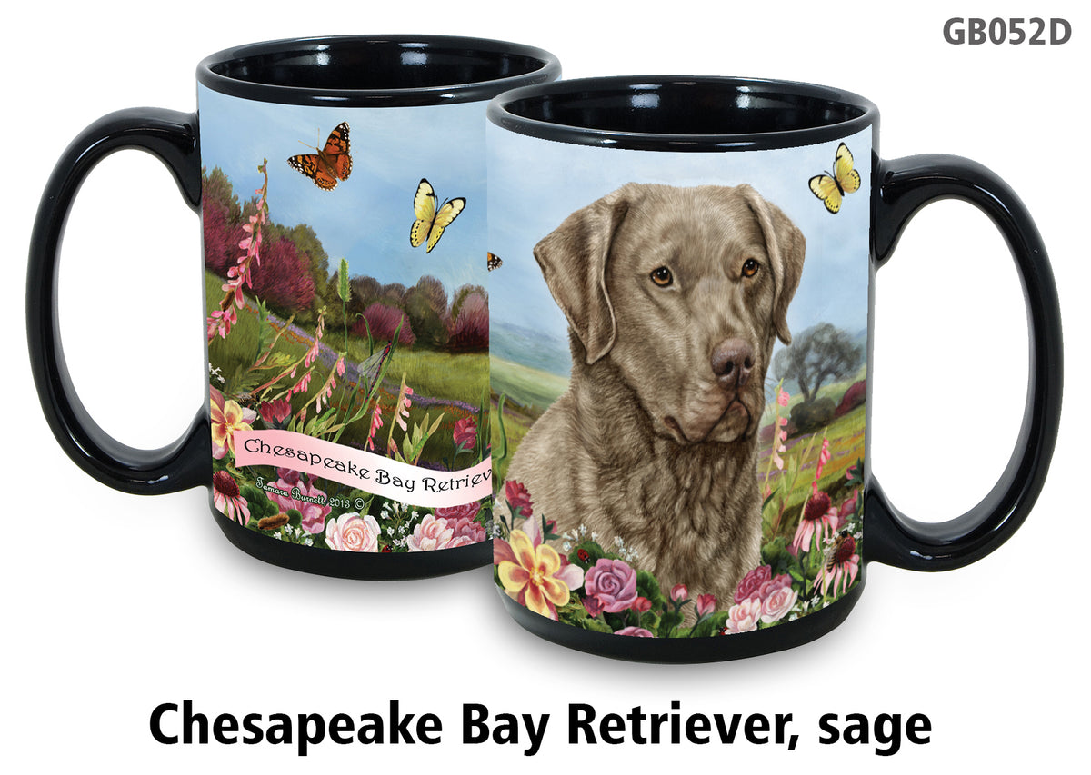 Chesapeake Bay Retriever Sage - Garden Party Fun Mug 15 oz