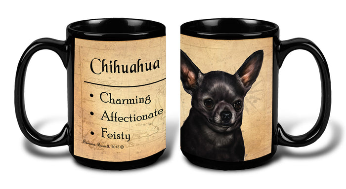 Chihuahua Black - My Faithful Friends Mug 15 oz