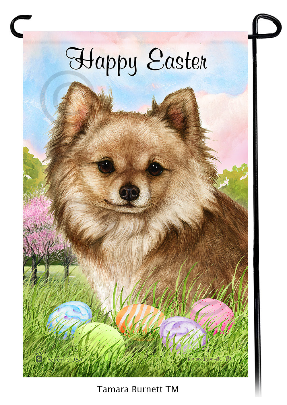 Chihuahua Happy Easter - Garden Flag