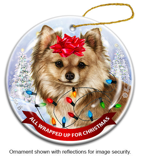 Chihuahua Long Hair Fawn Ornament