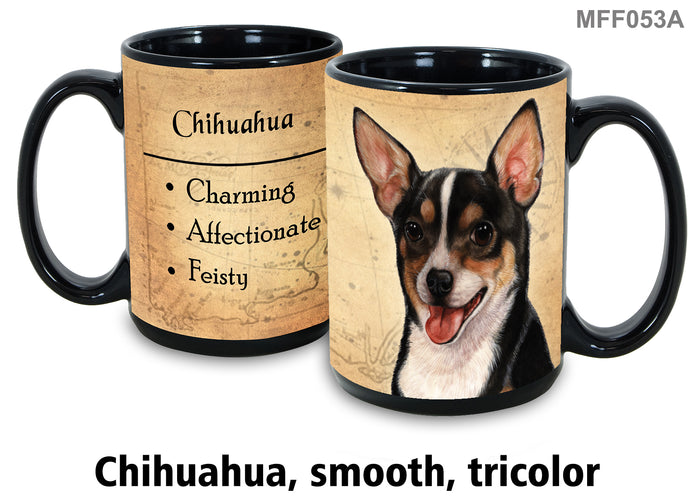 Chihuahua (Short Haired Tri Color) - My Faithful Friends Mug 15 oz