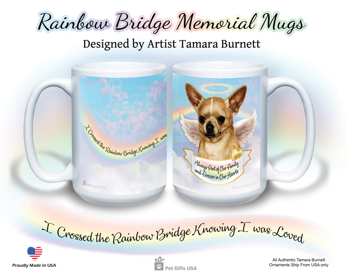 Short-Haired Chihuahua Fawn Memorial Mug 15 oz