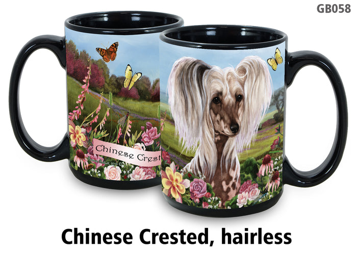 Chinese Crested Hairless - Garden Party Fun Mug 15 oz