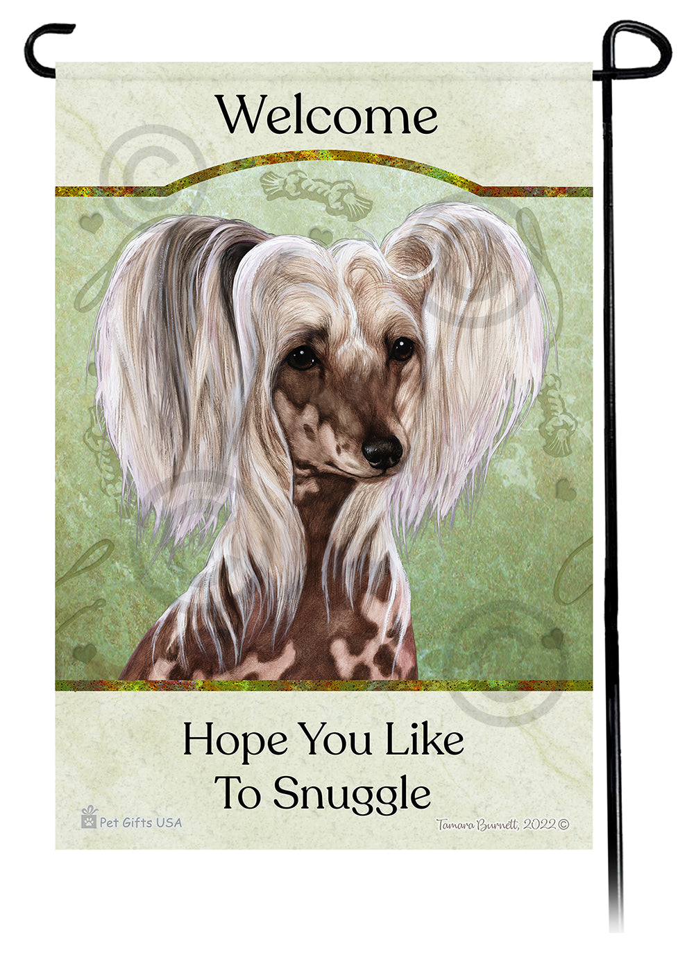 Chinese Crested Hope You Like To Snuggle Garden Flags