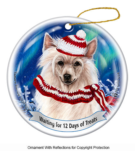 Chinese Crested Powder Puff Ornament