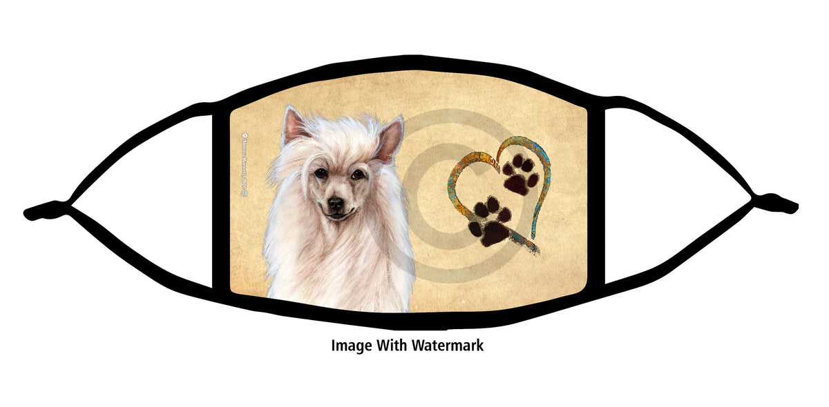 Chinese Crested (Powder Puff) Face Mask