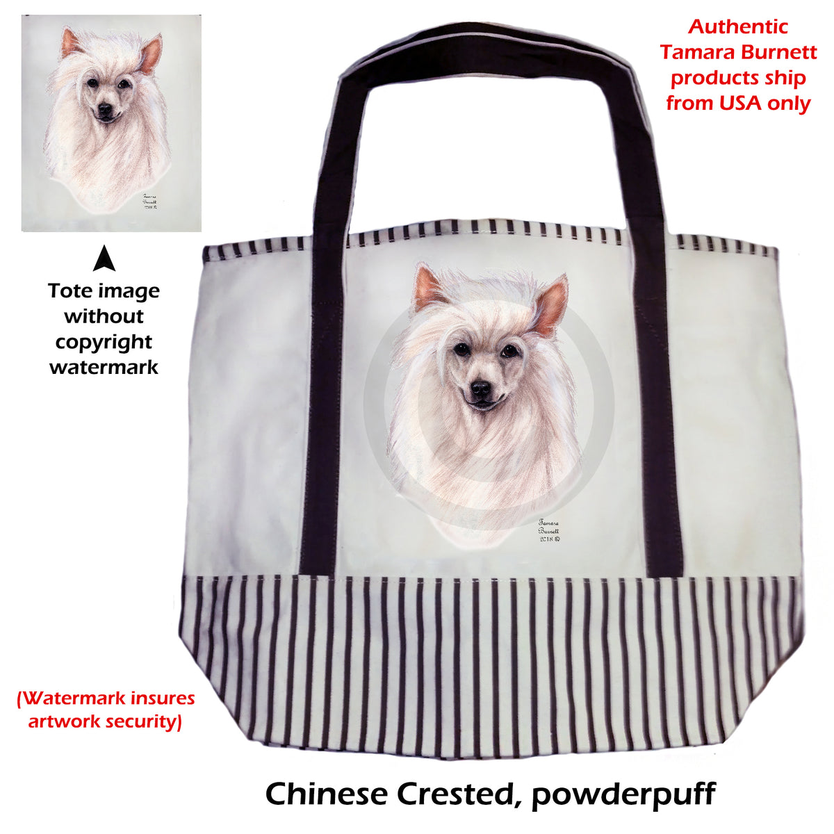 Chinese Crested - Tote Bag