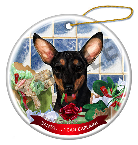 Chiweenie - Santa I Can Explain Ornament