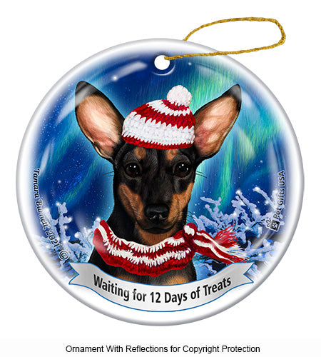 Chiweenie 12 Days of Treats Ornament