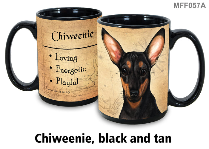 Chiweenie (Black & Tan) - My Faithful Friends Mug 15 oz