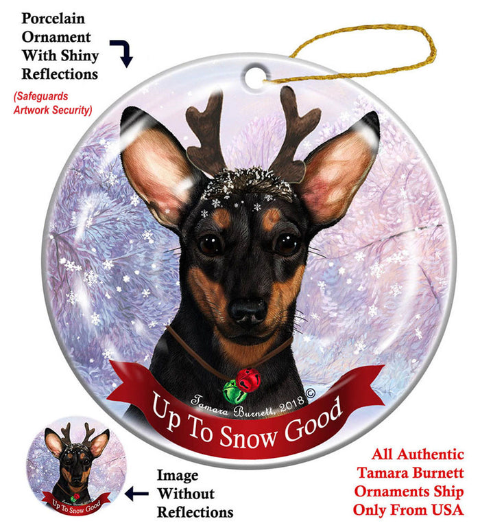 Chiweenie - Up To Snow Good Ornament