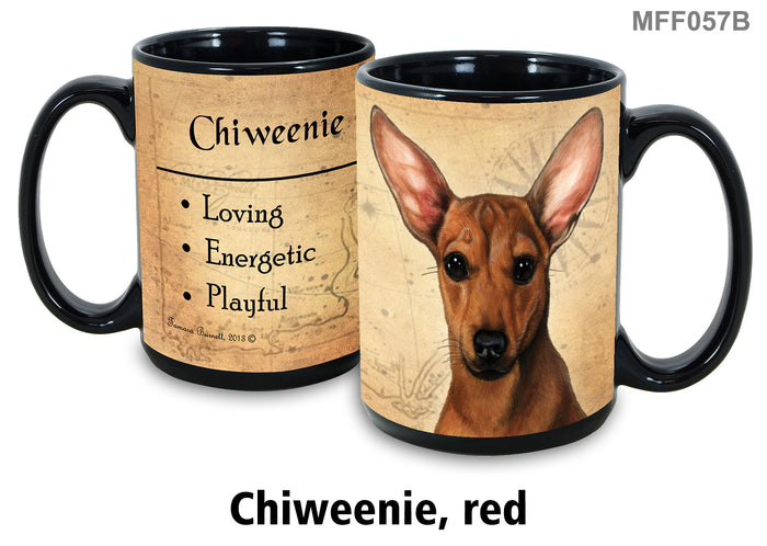 Chiweenie (Red) - My Faithful Friends Mug 15 oz