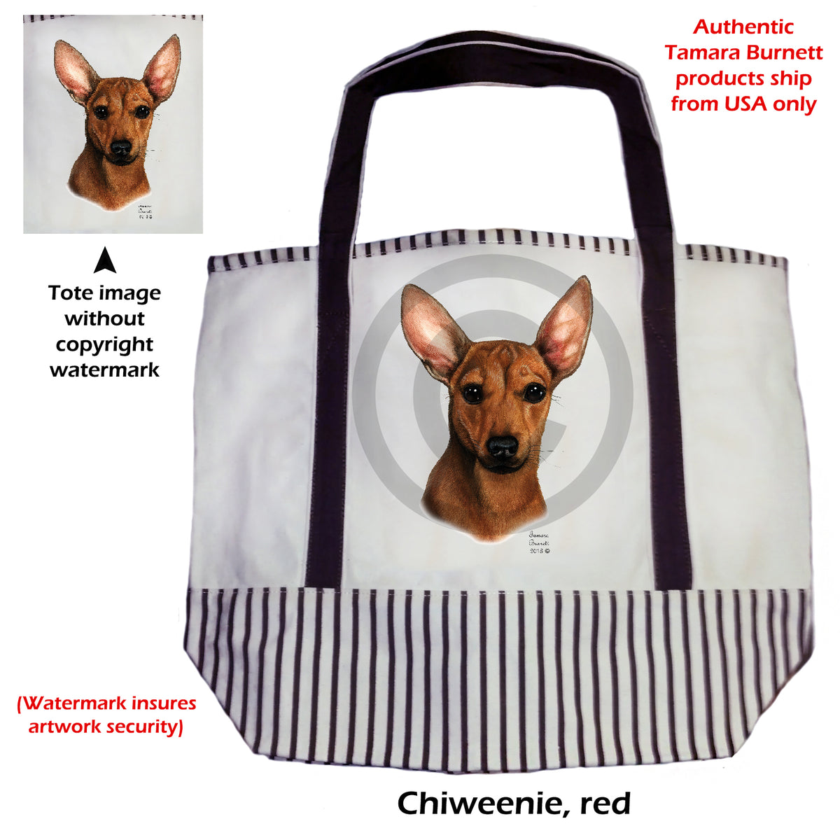Chiweenie - Tote Bag