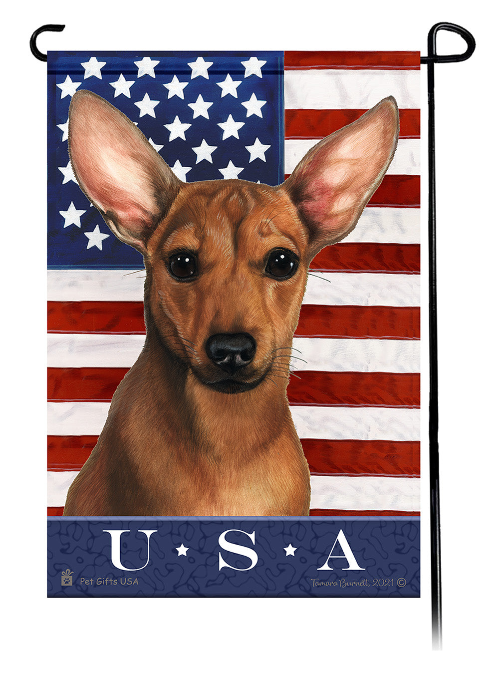 Chiweenie True Blue - Garden Flag