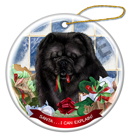 Chow Chow - Santa I Can Explain Ornament