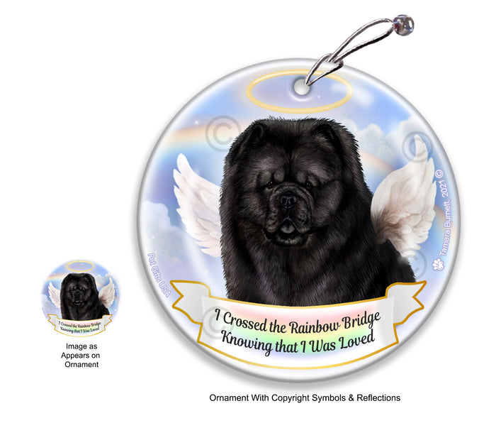 Chow Chow Rainbow Bridge Memorial Ornament