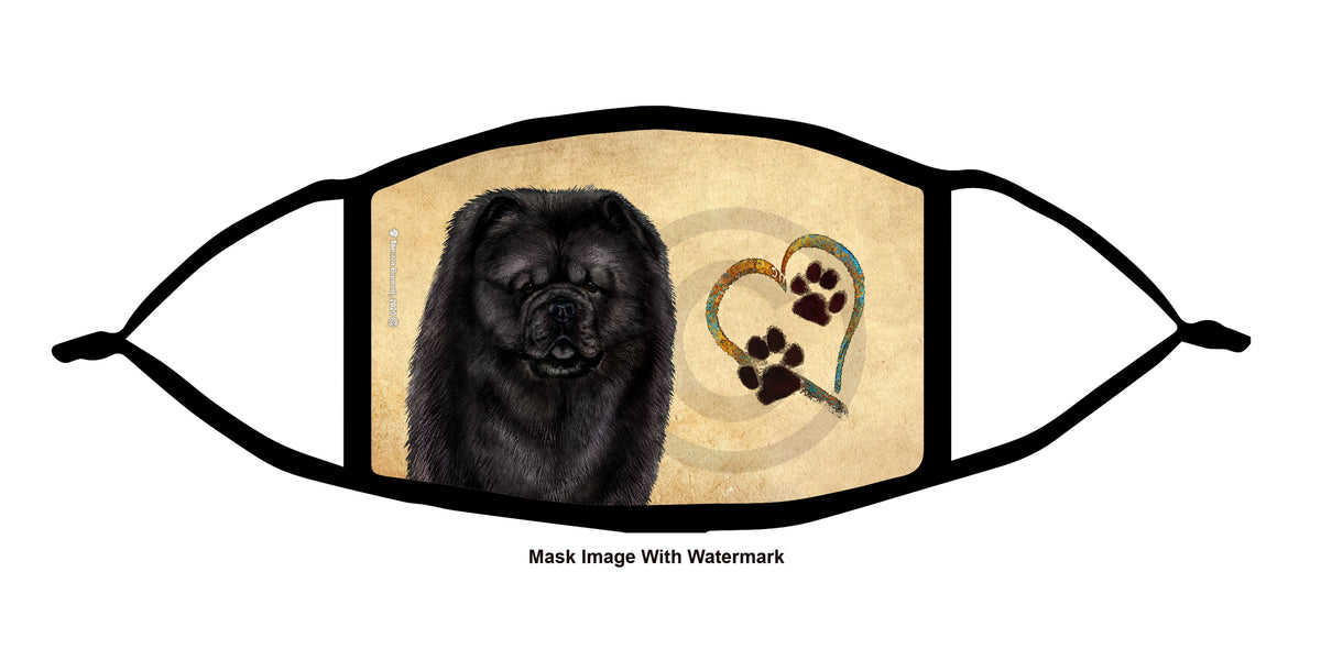 Chow Chow (Black) Face Mask