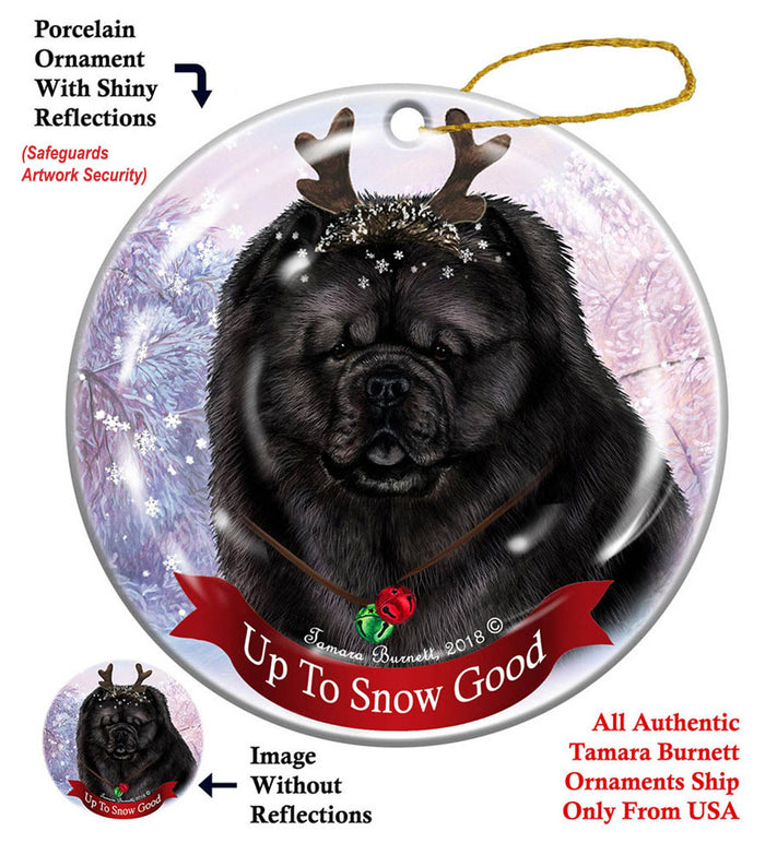 Chow Chow - Up To Snow Good Ornament