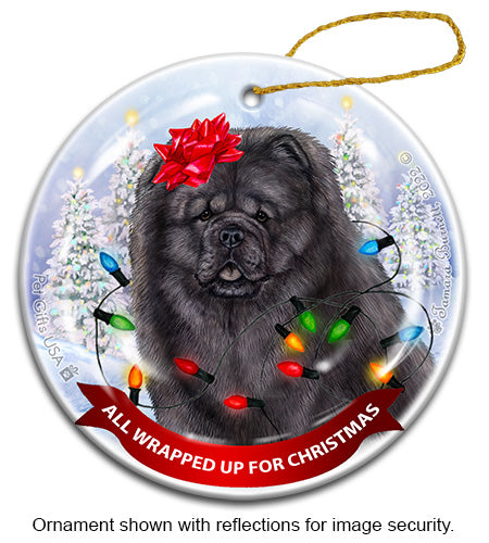 Chow Chow Blue Ornament