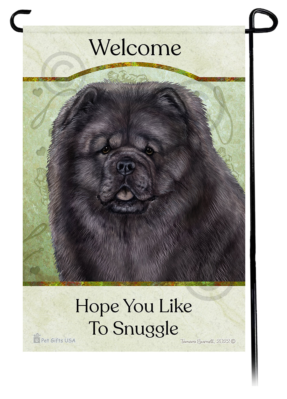 Chow Chow Hope You Like To Snuggle - Garden Flag