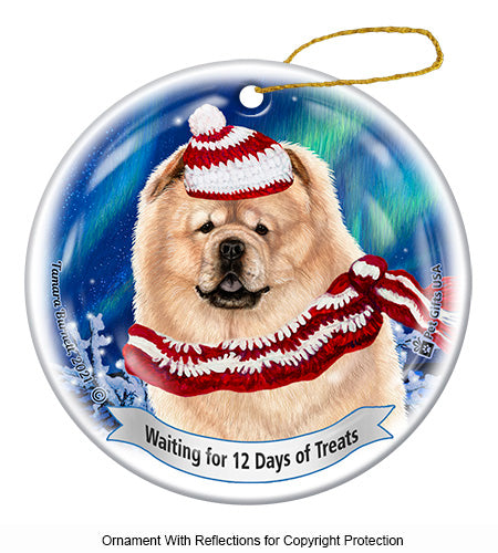 Chow Chow Cream Ornament