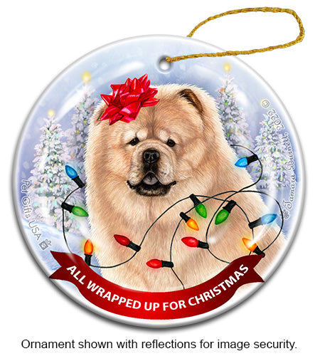Chow Chow Cream Ornament