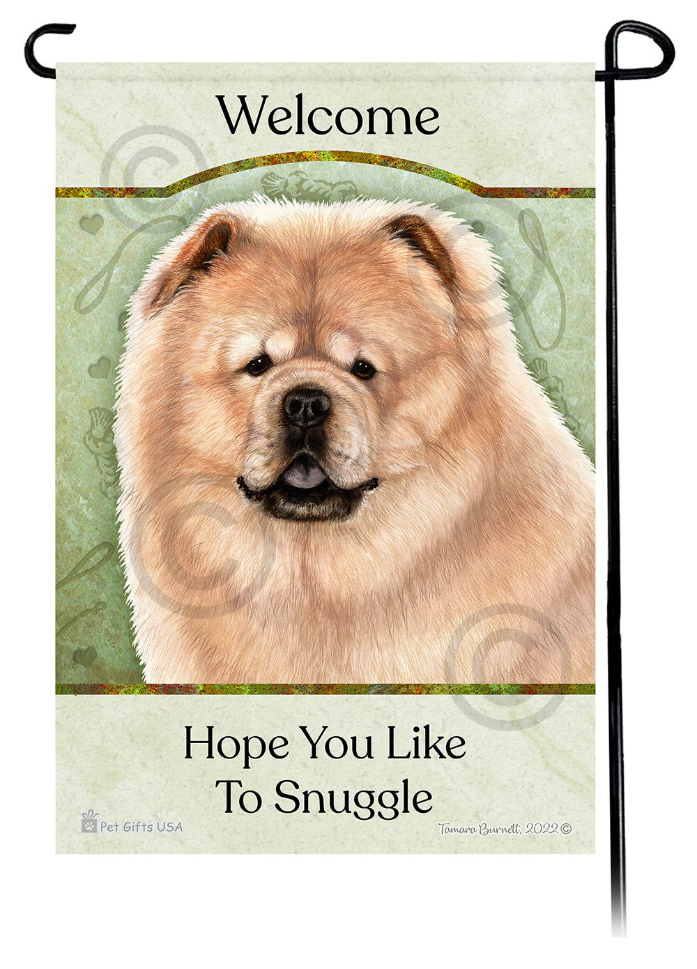 Chow Chow Hope You Like To Snuggle - Garden Flag