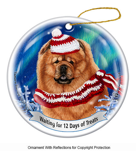 Chow Chow Red Ornament