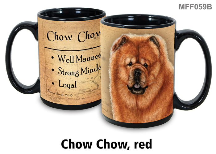Chow Chow (Red) - My Faithful Friends Mug 15 oz