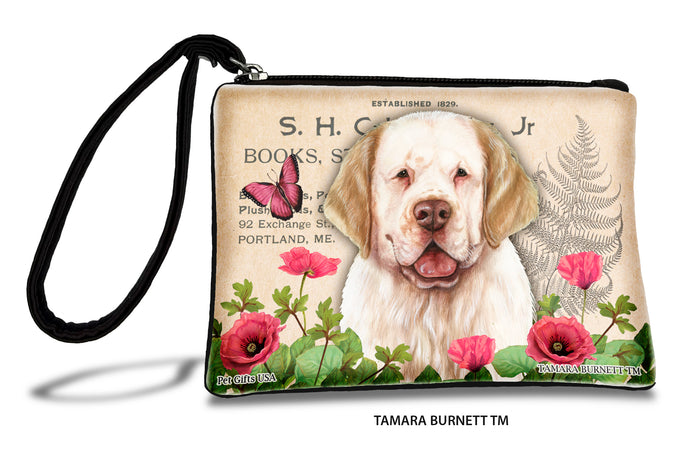 Clumber Spaniel Lemon And White Zippees Pet Pouch