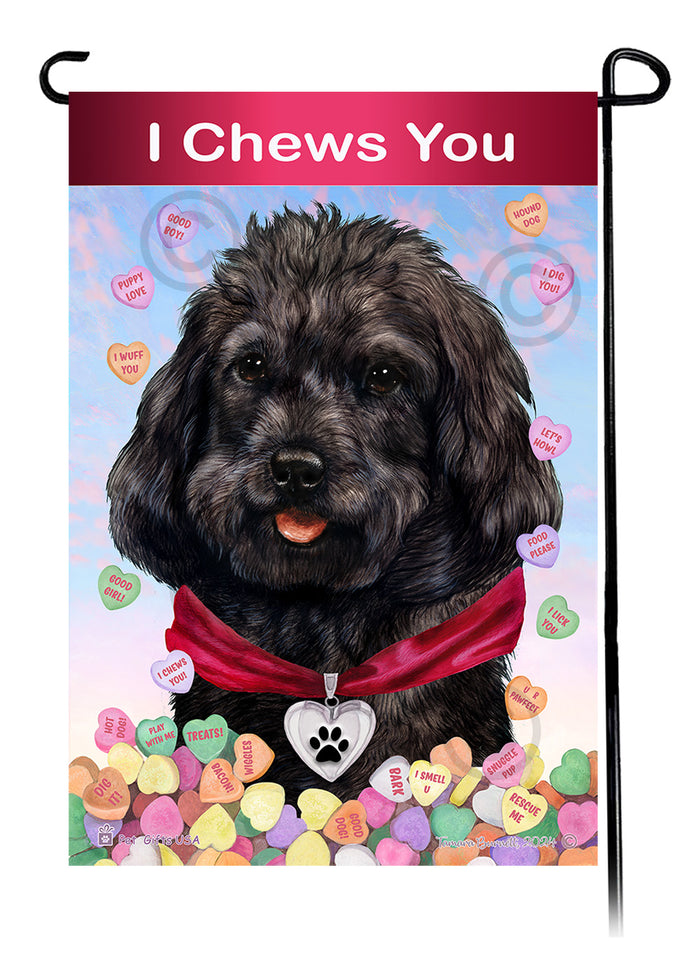 Cockapoo Valentine Sweetheart Garden Flags