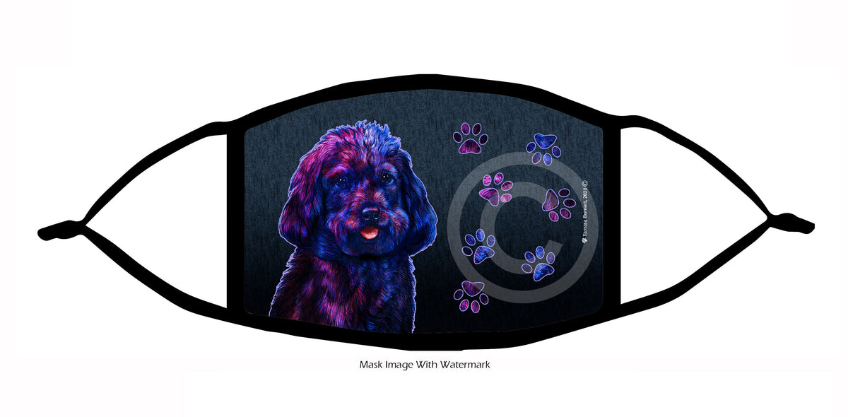 Cockapoo (Black) Face Mask