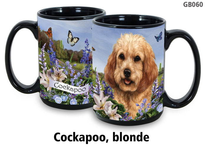 Cockapoo Blonde - Garden Party Fun Mug 15 oz