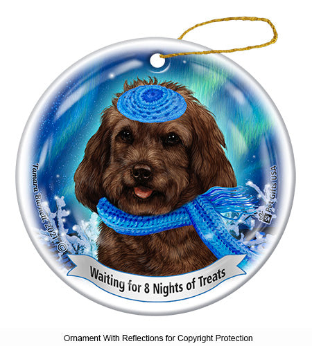 Cockapoo Chocolate Ornament