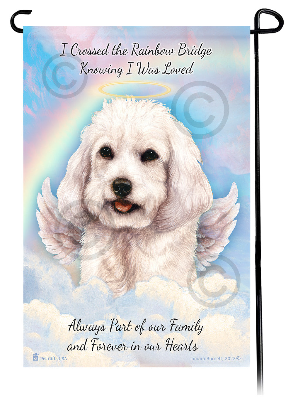 Cockapoo Memorial - Garden Flag
