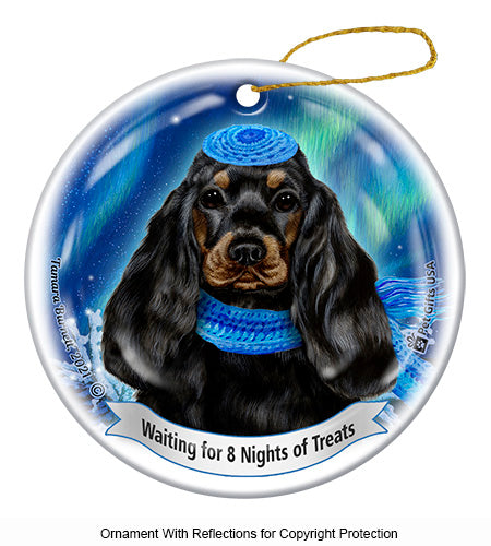 Cocker Spaniel Black and Tan Ornament