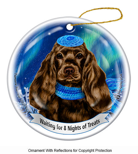Cocker Spaniel Chocolate Ornament
