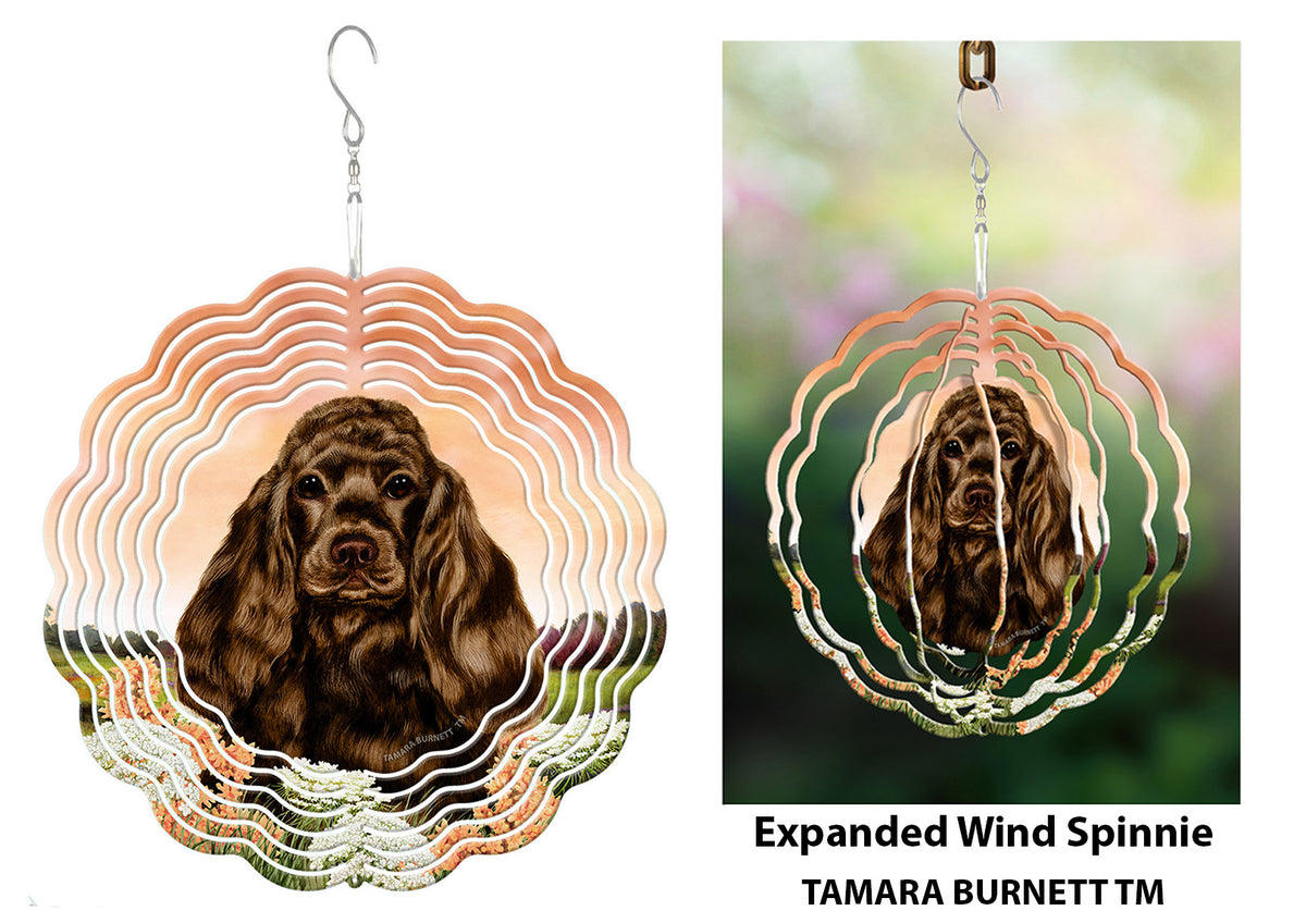 Cocker Spaniel Chocolate Wind Spinner